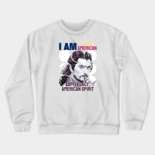 I am Chinese American (Man) - AAPI Legacy, American Spirit Crewneck Sweatshirt